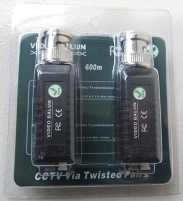 CAT5e CAT6 から カメラ バック シングル チャネル パッシブ BNC ビデオ バルーン トランシーバー アダプタ