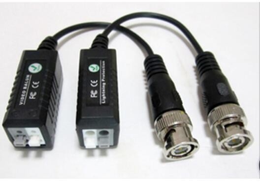CAT5e CAT6 から カメラ バック シングル チャネル パッシブ BNC ビデオ バルーン トランシーバー アダプタ