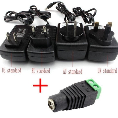 12V/24V DC 2A/1A/3A 電源アダプタ 12V 3528/5050 LED ストライプライト 24W パフォーマンス