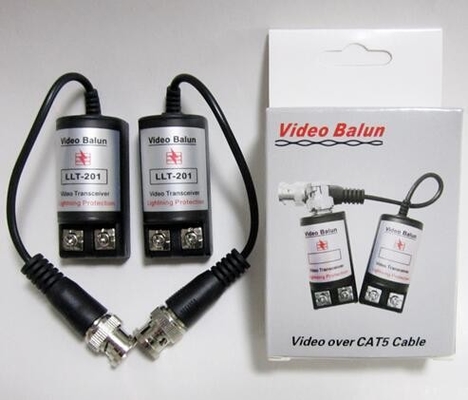 高級技術 1CH アクティブ AHD HD UTP CCTV カメラ DVR の BNC ビデオ パワー バルーン