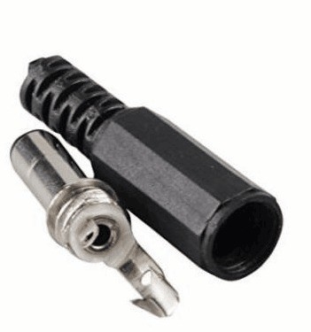男性端子 DCコネクタ 5.5x2.1mm 電源プラグジャックのソルダーアダプタ