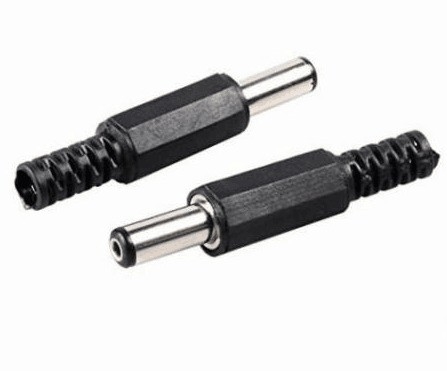 男性端子 DCコネクタ 5.5x2.1mm 電源プラグジャックのソルダーアダプタ