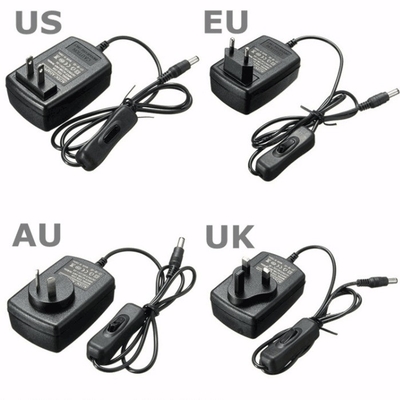 非常に便利 100-240V AC 入力 12VDC 2A 24W 12V 3A 36W オンオフ スイッチ パワーアダプター