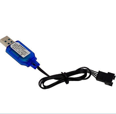 ABS素材 SM-4Pコネクタ USBケーブルと保護付きのリチウムイオン電池充電器