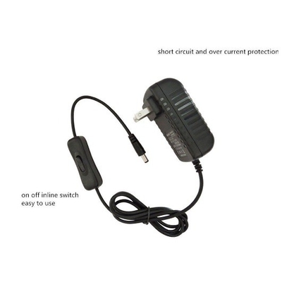 12VDC 12W 24W 1A 2A LED電源アダプタ オン/オフスイッチ CE認定 AU/US/UK/EUプラグ