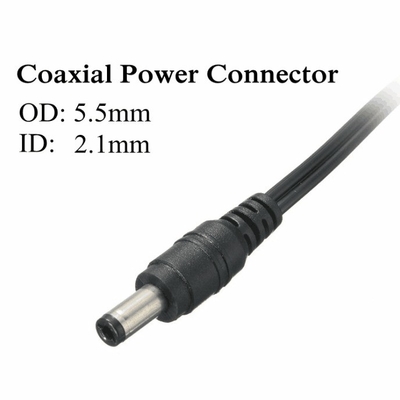 LEDライトのCCTV用のインラインオン/オフスイッチ付きの小型 12V 1A 12W 1000mA DC電源アダプタ