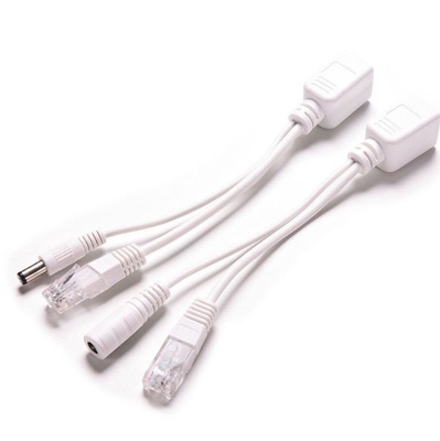 CE証明書ペア POE イーサネット インジェクター スプリッター アダプタケーブル CCTV RJ 45 RCA