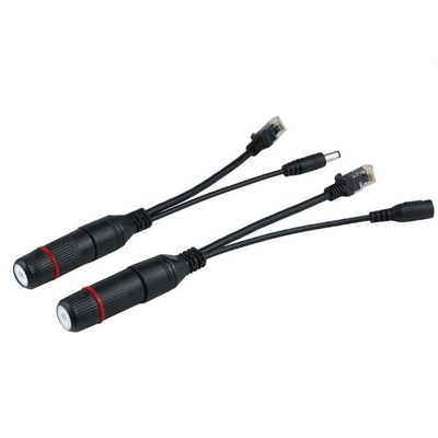 12V防水POE注射器スプリッターケーブル CCTVシステム IPカメラ 無線AP NVR