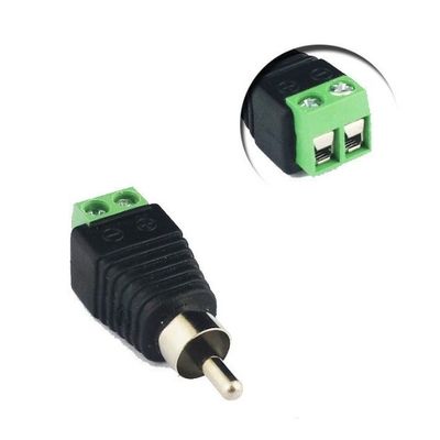 ABS CCTV カメラコネクタ 2.1mm DC RCA Phono BNCプラグとソケットケーブル接続