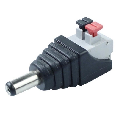 安全に設計されたC電源DC電源ジャックプラグ スクリューレス・クイックワイヤーコネクタ 5.5x2.1mm