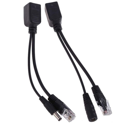 便利なRJ45 男性電源入力RJ45 女性POEインジェクターとアダプタースプリッターキット