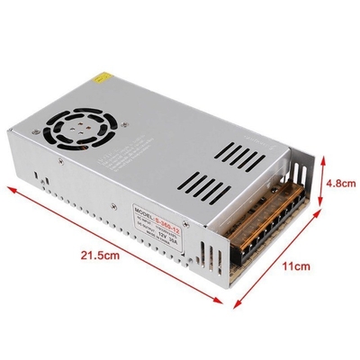 シルバー 400w 12v 33a 12v DC出力 82%効率で作られた外部ATX電源