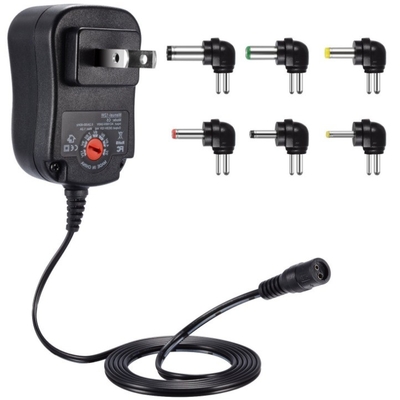3-12V DC出力 調整可能な 12W/30W ユニバーサル電源アダプタ