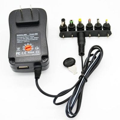 100-240V AC 50/60Hz 入力 3V-12V 調節可能アダプター 汎用電源トランスフォーマー