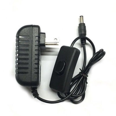 オン/オフスイッチとDCコネクタ付きの12V1A/2AC電源 5.5*2.5mm/5.5*2.1mm