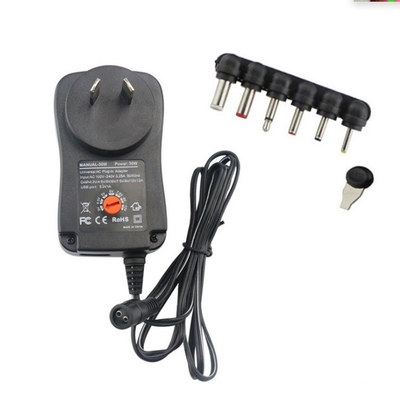 C-Power 30W 15W 電気機器用の移動調整電源アダプタ 黒色