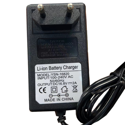 CE FCC ROHS 認定 16.8V 2A リチウムイオン電池充電器