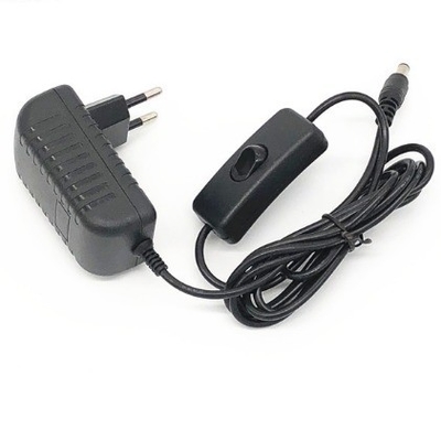 プラグイン EUプラグアダプター AC 100-240V DC 12V 2A 24w 電源アダプター ON/OFF スイッチ