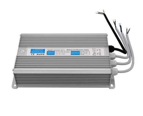 24V DC シルバー 防水 LED ドライバー トランスフォーマー IP67 CE 承認 電源 250W