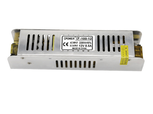 188*47*35mm シルバー スリム スイッチング 電源 LED ライト C 電力 12V 100W 出力