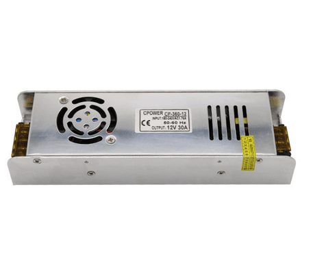 DC 12V 30A 360W サブミニ制御LED トランスフォーマー スイッチ 電源 ストライプモジュール