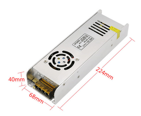 DC 12V 30A 360W サブミニ制御LED トランスフォーマー スイッチ 電源 ストライプモジュール