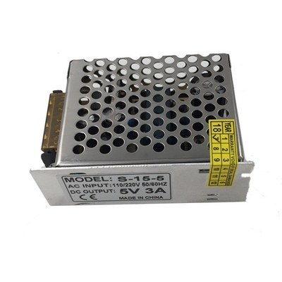 トップ-C パワー 5V 3A 15W スイッチング電源 LED ストライプ入力 100-240Vac 50-60Hz