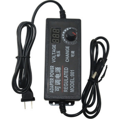 C-Power 3-12V 5A 60W 調整可能なアダプタ 選択的な1.2M DCケーブルとプラグイン設計