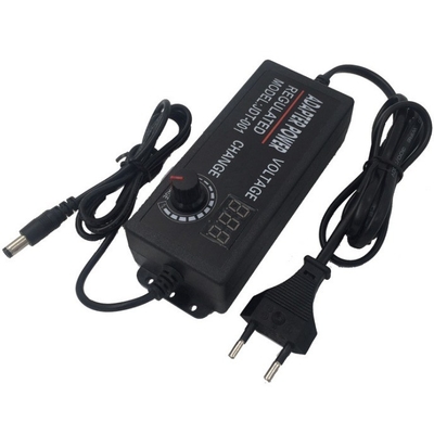 DC出力タイプ 3-24v 5.5*2.1 5.5*2.5 DCコネクタ付き調整電圧アダプタ