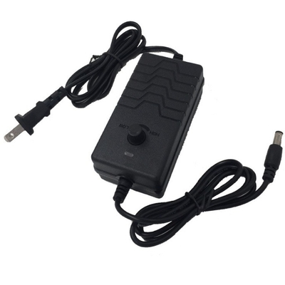 24V-36V 24W ブラック 調整電圧アダプタ