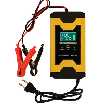 12V 6A出力電流 電池充電器 自動車とオートバイの電池クリップコネクタ