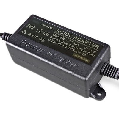 C-Power 24W AC100-240V DC 12V ウォールプラグ 12V 2A 電源アダプタ