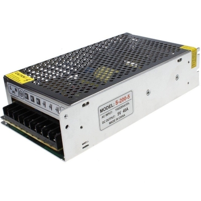110V/220V AC 入力電圧 C電源 200W 5VDC 5V 40A 電源 82%効率