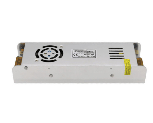 単一出力型およびAC110V/220V入力電圧のための24vの240w 20aスリーム電源