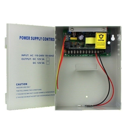 C-Power AC 100-240V 入力 UPS アクセス コントロール 電源 12V 5A 出力周波数