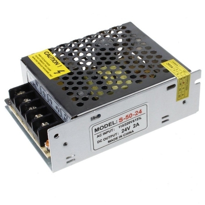 シングル出力 24V DC 1.8A 2A 電源 LED ストライプ C-Power Rosh 110V 220V スイッチング