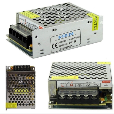 シングル出力 24V DC 1.8A 2A 電源 LED ストライプ C-Power Rosh 110V 220V スイッチング