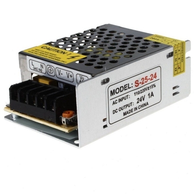 24w 25w C-Power 110v 220v AC DC 24v 単一の出力電源とオーバーテンプ保護