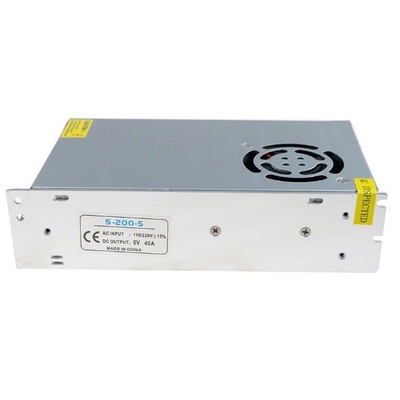 シルバー アルミ シェル C-Power 40A スイッチ 電源 110V/220Vから5V DC